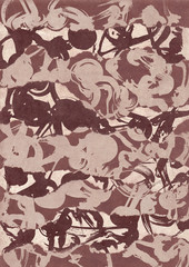 Abstract Grunge Background, Drawing Pattern, Old Paper Texture.