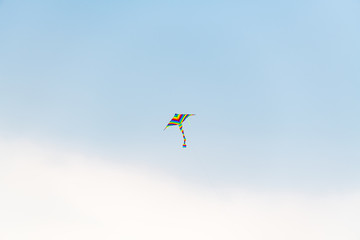 A kite flying in the sky