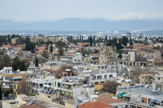View of roofs in Nicosia, Cyprus