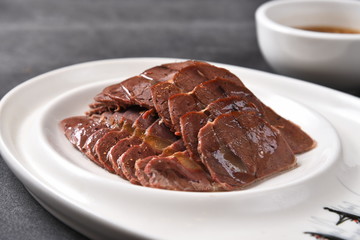 ribs on a plate