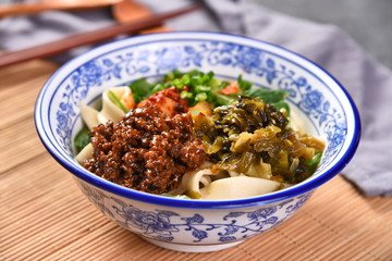 chili con carne in bowl