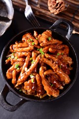 paella in a pan