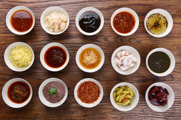 Obraz na płótnie Canvas set of spices