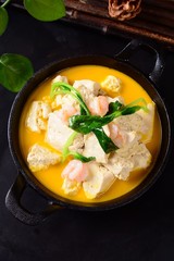 chicken noodle soup with vegetables