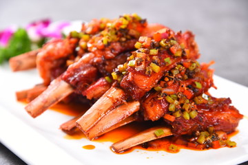 meat with vegetables