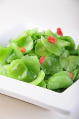 fresh salad in a bowl