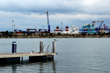 sea port
