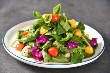 fresh salad in a bowl