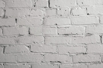 texture of old white brick wall