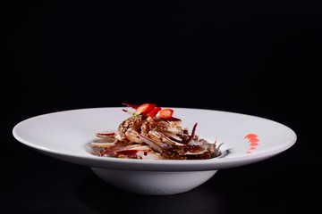 spaghetti with tomato sauce