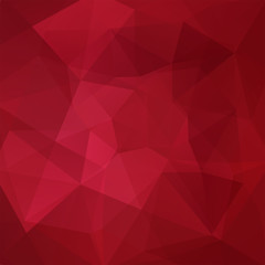 Obraz premium Background made of red triangles. Square composition with geometric shapes. Eps 10