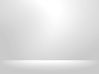 Abstract silver background for web design templates, christmas, valentine, product studio room and business report with smooth gradient color. Gray and white background.