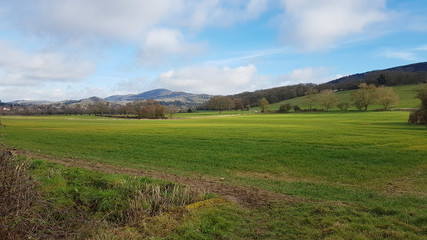 Fototapeta premium Malvern Hills Worcestershire countryside