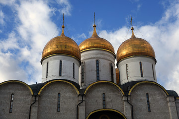 Fototapeta na wymiar Dormition church of Moscow Kremlin