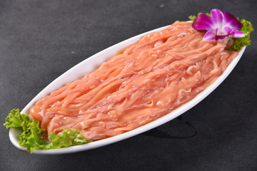 salmon on a plate