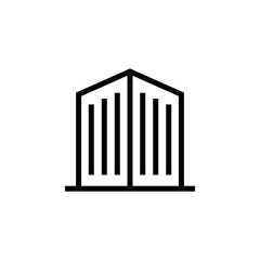 Skyscraper, Building icon. Element of building icon. Thin line icon for website design and development, app development. Premium icon
