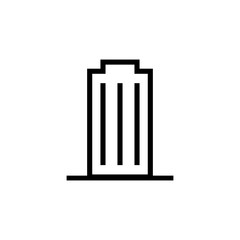Skyscraper, Building icon. Element of building icon. Thin line icon for website design and development, app development. Premium icon