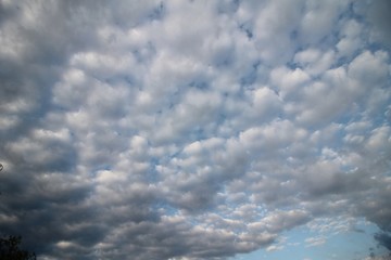 blue sky with clouds