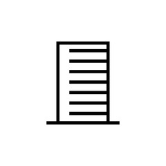 Building icon. Element of building icon. Thin line icon for website design and development, app development. Premium icon