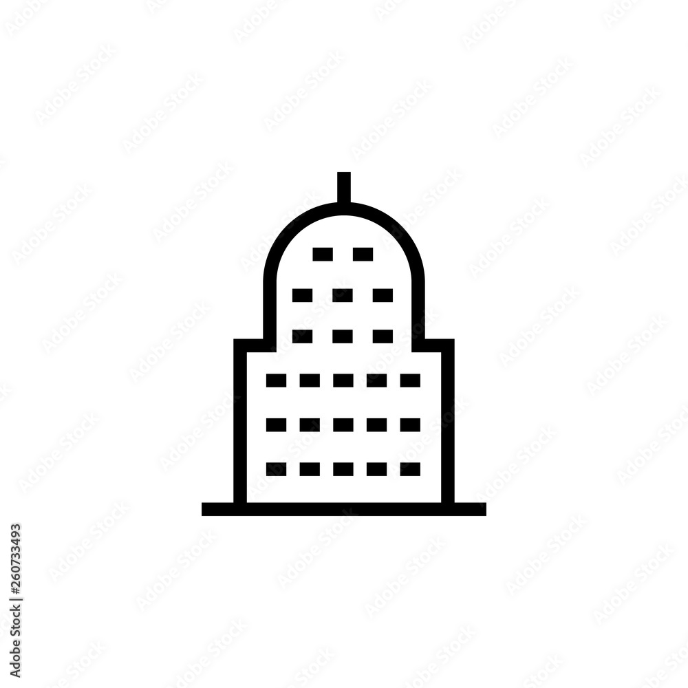 Poster mosque, building icon. element of building icon. thin line icon for website design and development, 