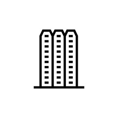 Building icon. Element of building icon. Thin line icon for website design and development, app development. Premium icon