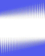 Fototapeta premium Punkte Hintergrund blau weiß mit Textfreiraum