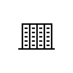 Building icon. Element of building icon. Thin line icon for website design and development, app development. Premium icon