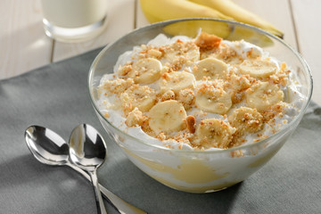 Wonderful banana cream dessert