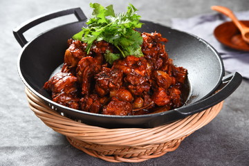 meatballs with tomato sauce in pan