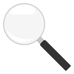 Magnifying glass to search