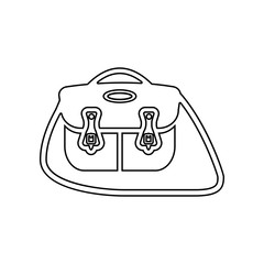 Camera bag icon. Element of Equipment photography for mobile concept and web apps icon. Outline, thin line icon for website design and development, app development