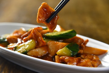 chicken with rice and vegetables