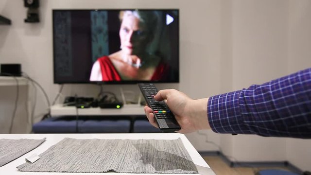 Using remote control for TV