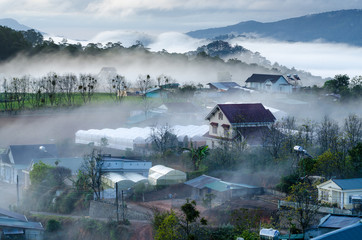 Obraz premium somewhere in Dalat-Vietnam