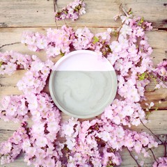 Frühling - Japanische Kirschblüten - Grußkarte 