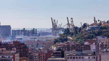 Barcelona vista desde las alturas