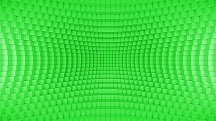 Abstract Distorted Box Background Green