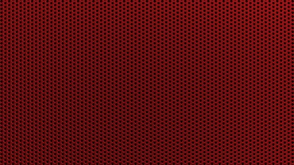 Abstract Textured Pattern with Round Holes Industrial Background Top View Red