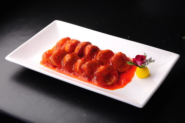 tomato and cheese on plate