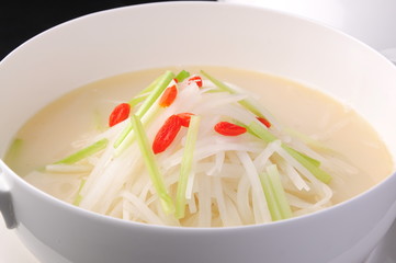 bowl of noodle soup