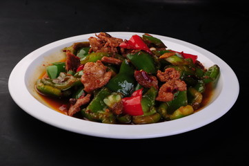 meat with vegetables