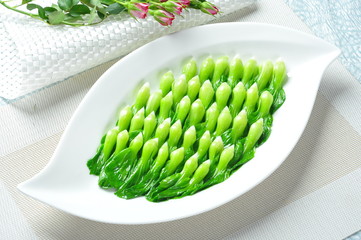 green peas on a plate