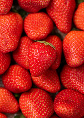 Close up Fresh strawberry