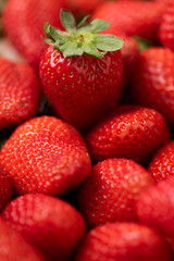 Close up Fresh strawberry
