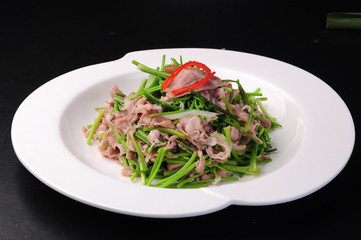 salad on a plate
