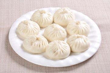 dumplings on a table