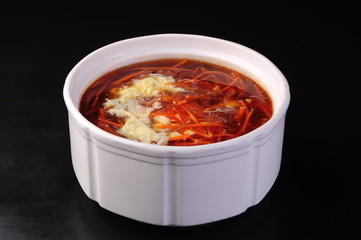 bowl of tomato soup