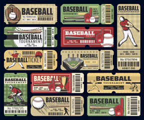 Baseball sport cup tournament tickets