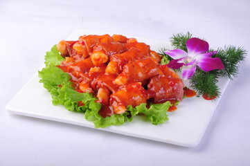 salad with smoked salmon