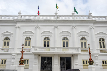 Fototapeta na wymiar Leos palace at Sao Luis in Brazil